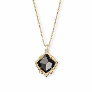 Kacey Gold Long Pendant Necklace